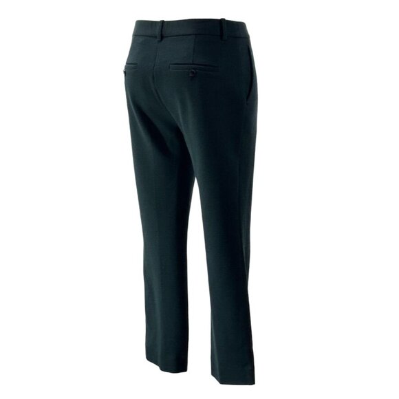 THEORY Women's Textured Knit Pants Blue Stretch Cotton Rayon Blend Size 6 - Picture 5 of 10